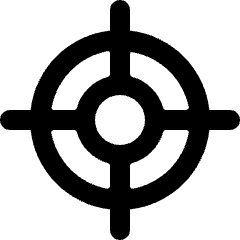 Cursor Target Icon from Ultimate Bold Set