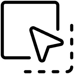 Drag Drop Cursor Icon from Ultimate Light Set
