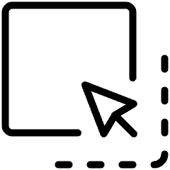 Drag Drop Cursor Pointer Icon from Ultimate Light Set