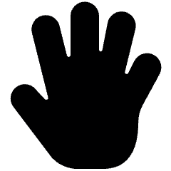 Hand Expand Icon from Ultimate Bold Set