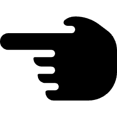 Hand Pointer Left Icon from Ultimate Bold Set