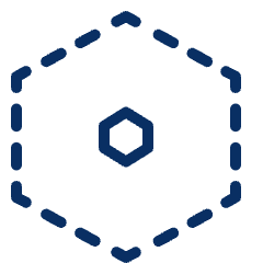 Area Circle Icon from Cyber Line Set