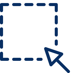 Cursor Arrow Select Area Icon from Cyber Line Set