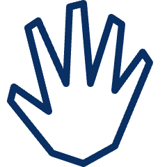 Cursor Hand 3 Icon from Cyber Line Set