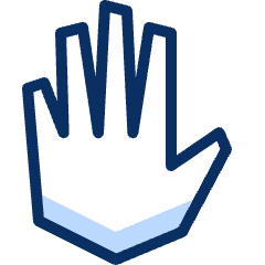 Cursor Hand 4 Icon from Cyber Duotone Set