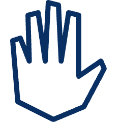 Cursor Hand 4 Icon from Cyber Line Set