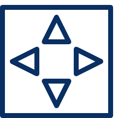 Direction Button 1 Icon from Cyber Line Set