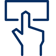 Hand Textbox Icon from Cyber Line Set