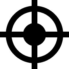 Cursor Circle Crosshair 2 Icon from Nova Line Icons Set