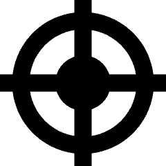 Cursor Circle Crosshair 2 Icon from Nova Solid Set