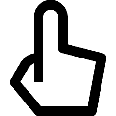 Cursor Hand Finger Icon from Nova Line Icons Set