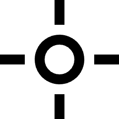 Cursor Point Crosshair Icon from Nova Line Icons Set