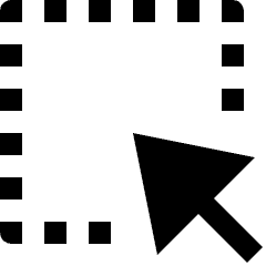 Cursor Select Area 1 Icon from Nova Line Set
