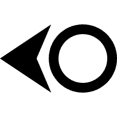 Navigation Left 2 Icon from Nova Line Icons Set