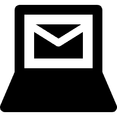 Email Laptop Icon from Nova Solid Set