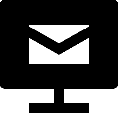 Email Monitor Icon from Nova Solid Set