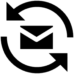 Email Refresh Sync Icon from Nova Solid Set