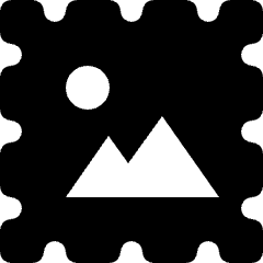 Email Stamp Icon from Nova Solid Set