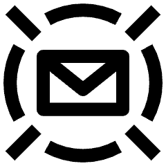 Email Target Icon from Nova Line Set