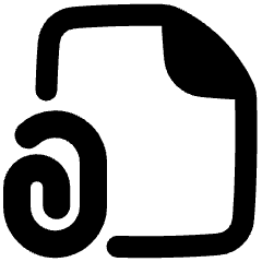 Email Attachment Document Icon from Plump Remix Set