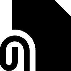 Email Attachment Document Icon from Sharp Solid Set