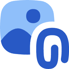 Email Attachment Image Icon from Flex Flat Set