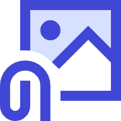Email Attachment Image Icon from Sharp Duo Set