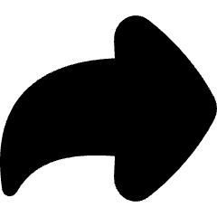Forward Email Icon from Flex Solid Set