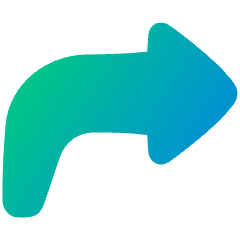 Forward Email Icon from Plump Gradient Set