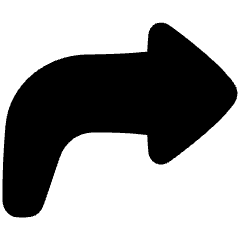 Forward Email Icon from Plump Solid Set