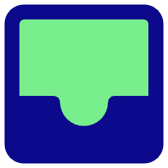 Inbox Icon from Core Pop Set
