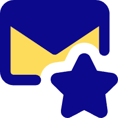 Inbox Favorite Icon from Core Pop Set