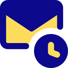 Inbox Schedule Icon from Core Pop Set