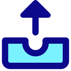 Inbox Tray 2 Icon from Core Pop Set