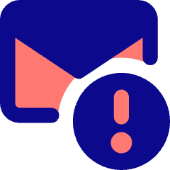 Inbox Warning Icon from Core Pop Set