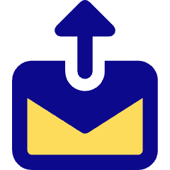 Mail Outgoing Icon from Core Pop Set