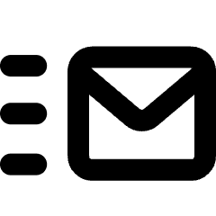 Mail Send Icon from Micro Line Set