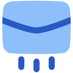 Mail Send Icon from Plump Flat Set