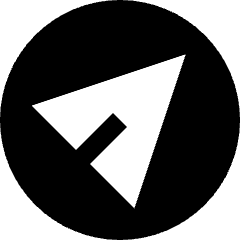Mail Send Email Message Circle Icon from Sharp Solid Set