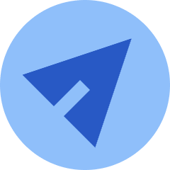 Mail Send Email Message Circle Icon from Sharp Flat Set