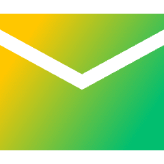 Mail Send Envelope Icon from Sharp Gradient Set
