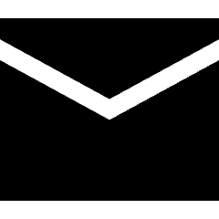 Mail Send Envelope Icon from Sharp Solid Set
