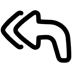 Mail Send Reply All Icon from Plump Line Set