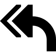 Mail Send Reply All Icon from Sharp Solid Set