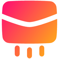 Mail Send Icon from Plump Gradient Set
