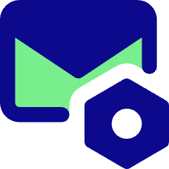 Mail Setting Bolt Nut Icon from Core Pop Set