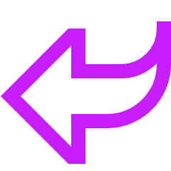 Reply 2 Icon from Sharp Neon Set