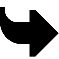 Reply Icon from Sharp Solid Set