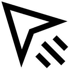 Send Icon from Sharp Line Set