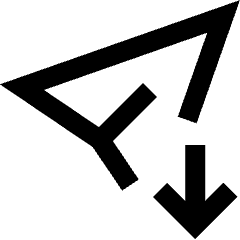 Send Archive Icon from Sharp Line Set